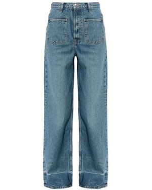 Samsøe & Samsøe Belt-Loop Jeans - Blue