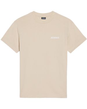 Jacquemus Logo T-Shirt - Natural