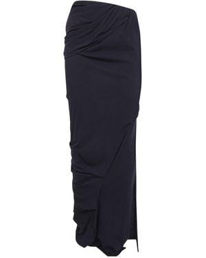 Entire studios Dia Draped Maxi Skirt - Blue
