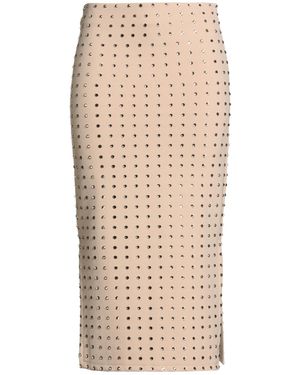 Sportmax Crystal Embellished Skirt - Natural