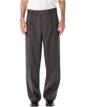 mfpen Patch Wide-Leg Pants - Gray