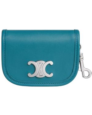 Celine Keyring Nano Besace Triomphe - Blue