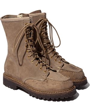Visvim High-Top Lace-Up Boots - Brown