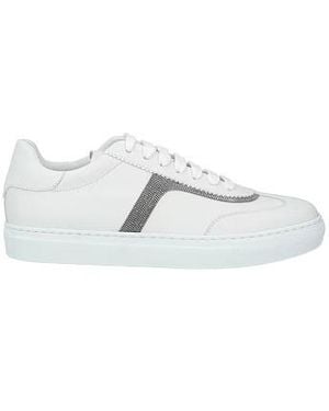 Brunello Cucinelli Plain Color Sneakers - White