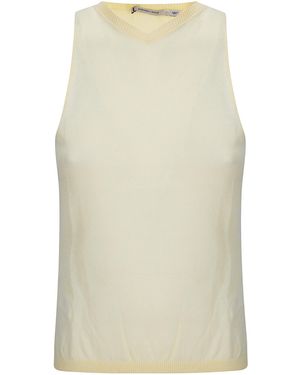 Paloma Wool Sara Iii Sleeveless Knitted Top - Natural