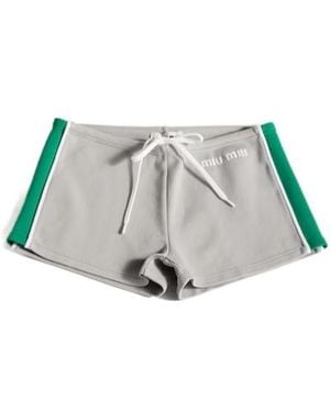 Miu Miu Technical Yarn Shorts - Multicolour