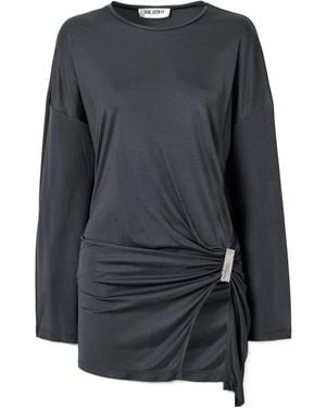 The Attico Jersey Mini Dress - Black