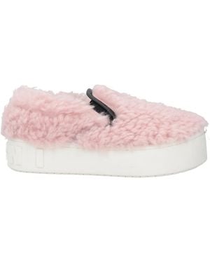 Marni Simple Solid-Color Lazy Shoes - Pink