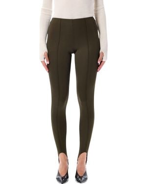 Frankie Shop High-Rise Stirrup Leggings - Green