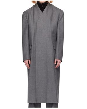 16Arlington Stretch Virgin Wool-Blend Twill Coat - Gray