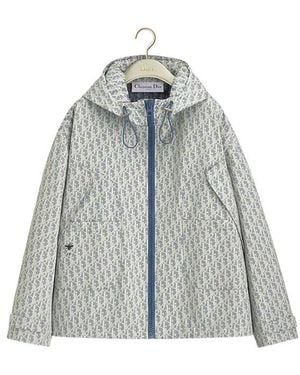Dior Long-Sleeved Hooded Jacket - Grey