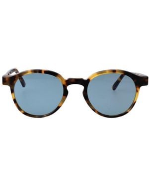 Retrosuperfuture Warhol Round-Frame Sunglasses - Blue