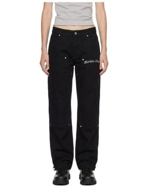 Marissa Chiara Belt Loop Casual Trousers - Black