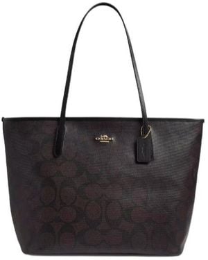 COACH Large City Tote Bag - Black