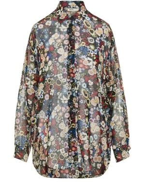 KHAITE Printed Shirt - Grey