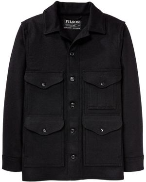 Filson Mackinaw Wool Jacket - Black