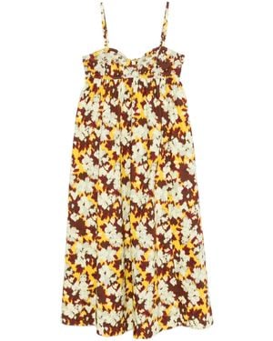 Ulla Johnson Suspender Dress - Metallic