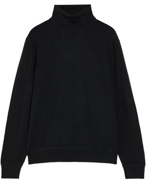 Tom Ford Wool High-Neck Jumper - Black