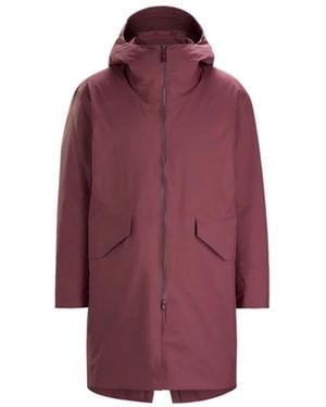 Veilance Monitor Down Coat - Purple