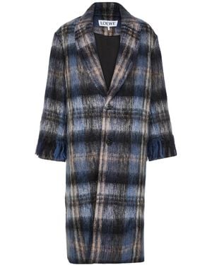 Loewe Striped Coat - Blue