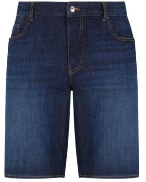 ARMANI EXCHANGE Cropped Jeans - Blue
