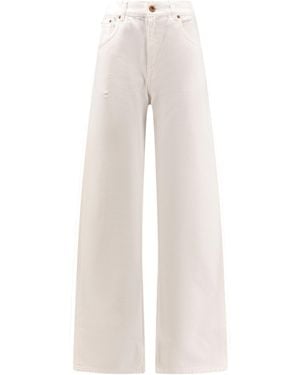 Aspesi Five Pairs Of Jeans - White