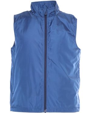 Aspesi Vernes Quilted Gilet - Blue