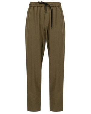 Harris Wharf London Comfort Trousers Rayon - Green