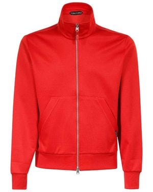 Tom Ford Long Sleeve Casual Jacket - Red