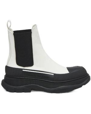 McQueen 45Mm Slick Platform Chelsea Boots - Black