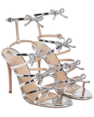 Giambattista Valli Love Bow Embellished Sandals - White