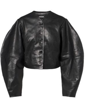 ROTATE BIRGER CHRISTENSEN Leather Jacket - Black