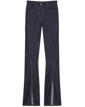 Givenchy High-Waisted Boot Cut Jeans - Blue