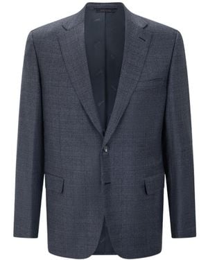 Brioni Long-Sleeve Blazer - Blue