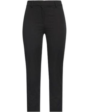 Weekend by Maxmara Simple Straight-Leg Trousers - Black