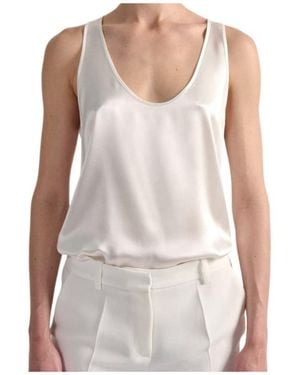 Barbara Bui Silk Top - White