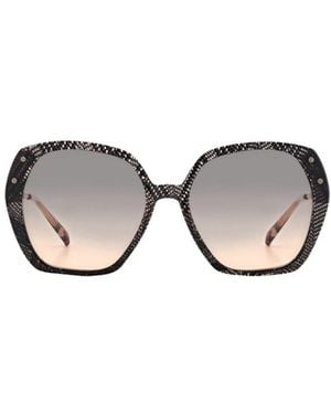 Missoni Oversized-Frame Sunglasses - Metallic