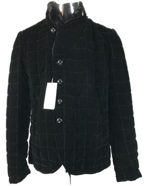 Armani Collezioni Emblem Cotton Suit - Black
