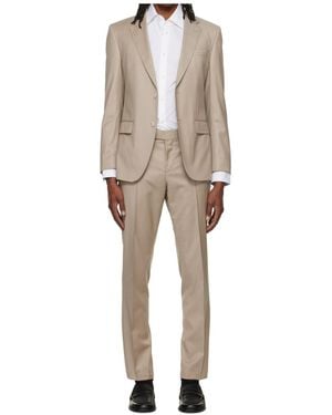 BOSS Single-Breasted Suit - Natural