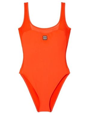 Tory Burch Mesh Tank Swimsuit - Orange
