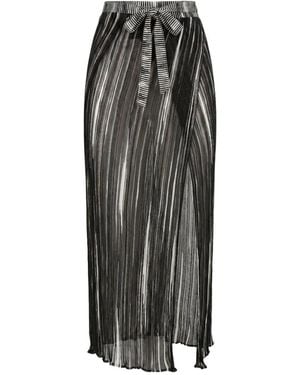 Missoni Striped Skirt - Black