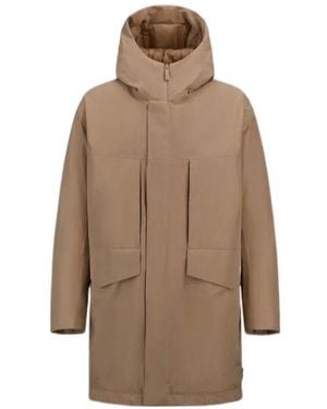 Herno Laminar Short Parka - Brown