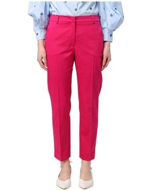 Weekend by Maxmara Belt-Loops Tailored Pants - Pink