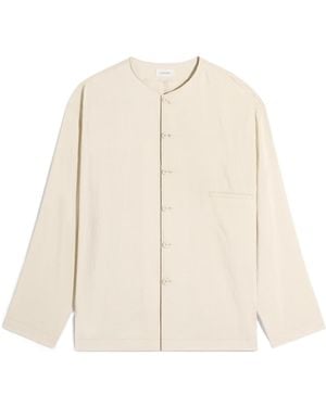 Lemaire Button-Up Long-Sleeved Shirt - Natural