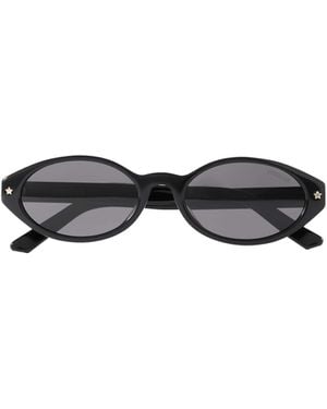 Dior Eyewear Pacific R1I Oval Frame Sunglasses - White