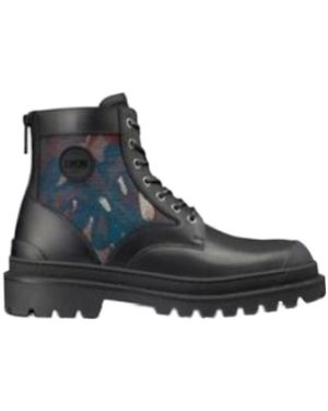 Dior Logo Boots - Black