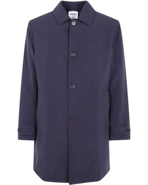 Aspesi Single Breasted Casual Jacket - Blue