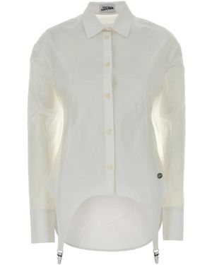 Jean Paul Gaultier The Garter Shirt - White