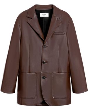 Celine Tailored Jacket - Brown