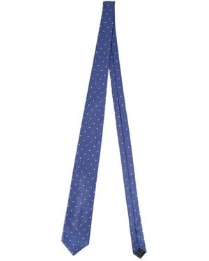 Tom Ford Polka-Dot Silk Tie - Blue